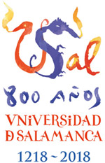 Eighth Centenary webpage, logo designed by Miquel Barceló
