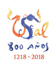Eighth Centenary webpage, logo designed by Miquel Barceló
